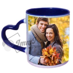 Heart Handle Inner Color Mug