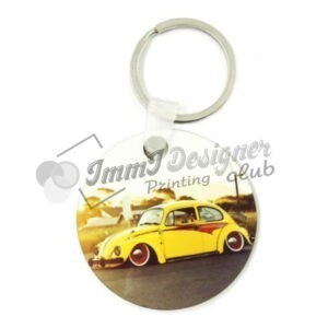 MDF Keychain Round, Double Side