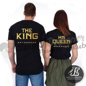 Couple T-Shirt The King & His Queen.