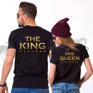 Couple T-Shirt The King & His Queen.